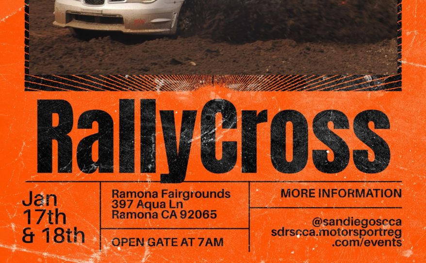 SCCA RallyCross partial flyer 2026